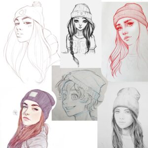 Beanie Drawing Reference and Sketches for Artists