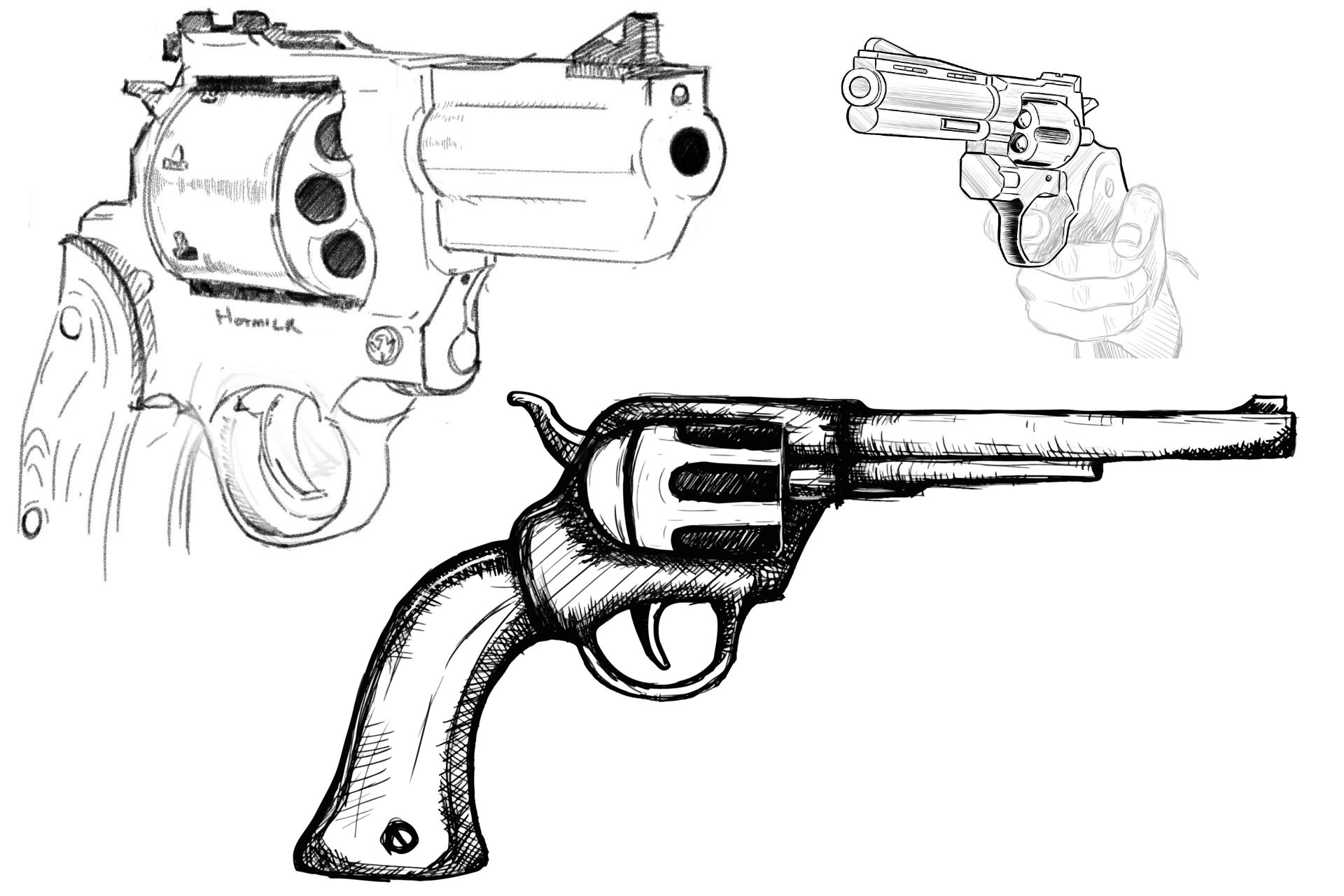 Revolver drawing reference