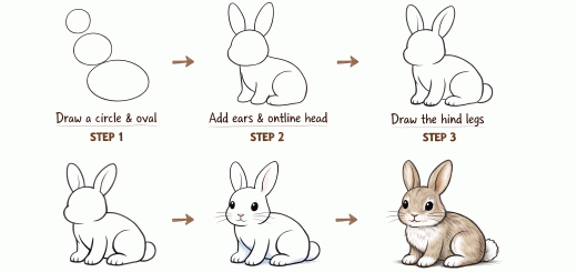 How To Draw Rabbit step by step