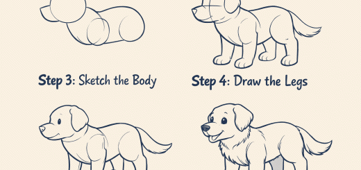 How to Draw Dog Step by Step