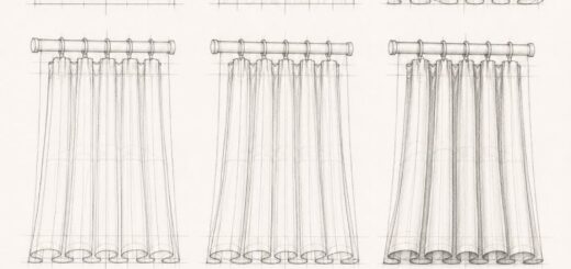 How to Draw Curtain Step by Step