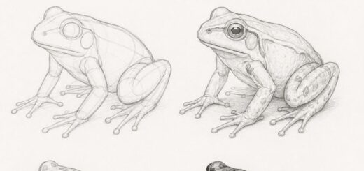 How to Draw Frog Step by Step