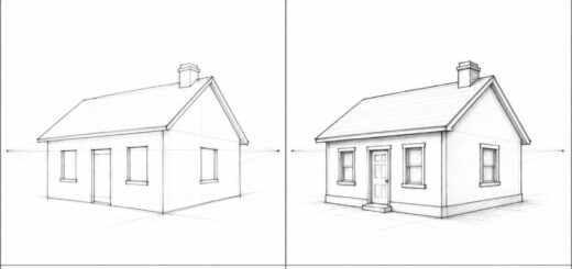 How to Draw House Step by Step