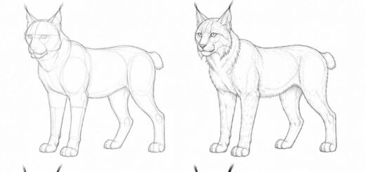 How to Draw Lynx Step by Step
