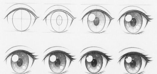 How to Draw Manga Eyes Step by Step