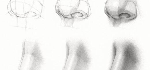 How to Draw Nose Step by Step