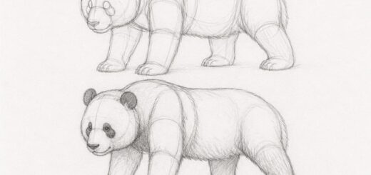 How to Draw Panda Step by Step