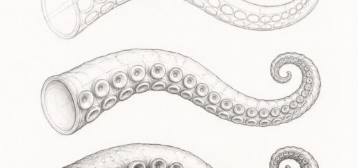 How to Draw Tentacle Step by Step