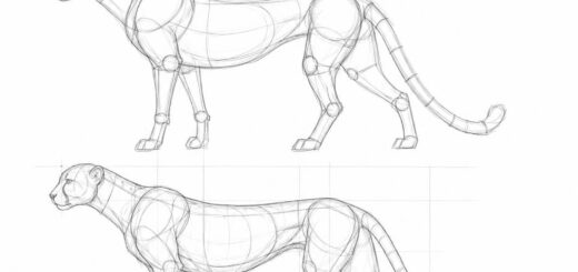 How to Draw Cheetah Step by Step