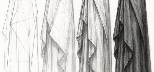 How to Draw Cloaked Figure Step by Step