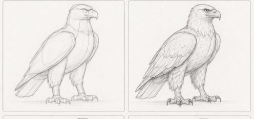 How to Draw Eagle Step by Step