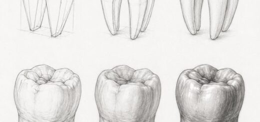 How to Draw Tooth Step by Step